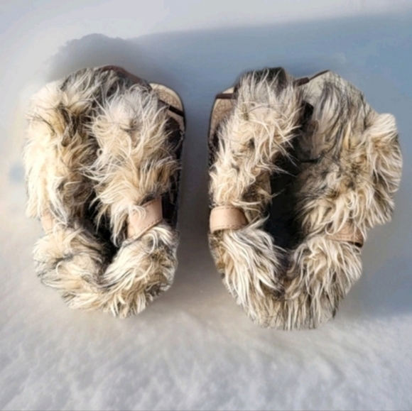 Sorel Joan of Arctic Waterproof Suede Leather Winte Snow Boot Brown Gray Women 7 - Picture 9 of 14